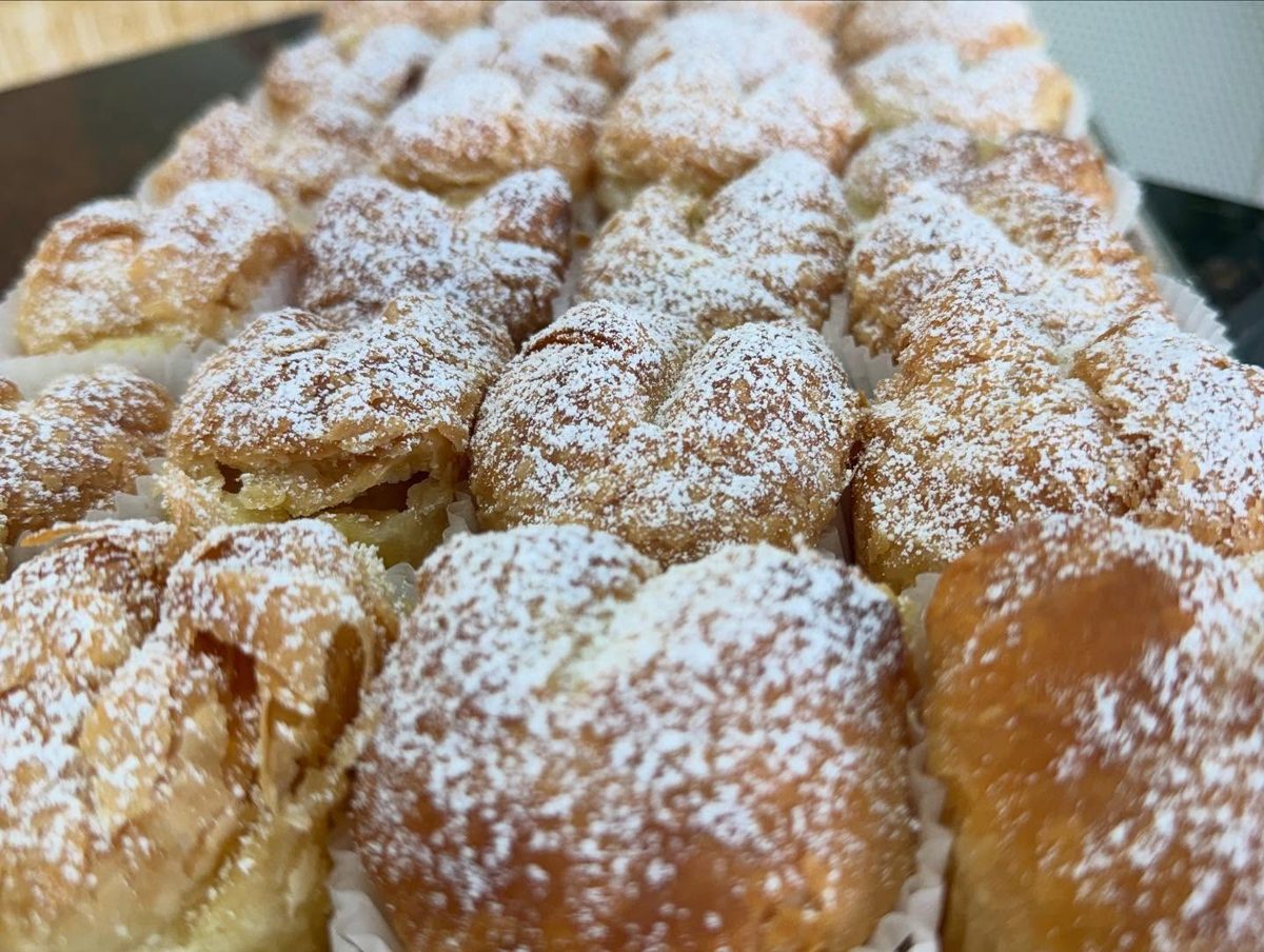 Golden Pastries With White Dusting from Tarzana Bakery